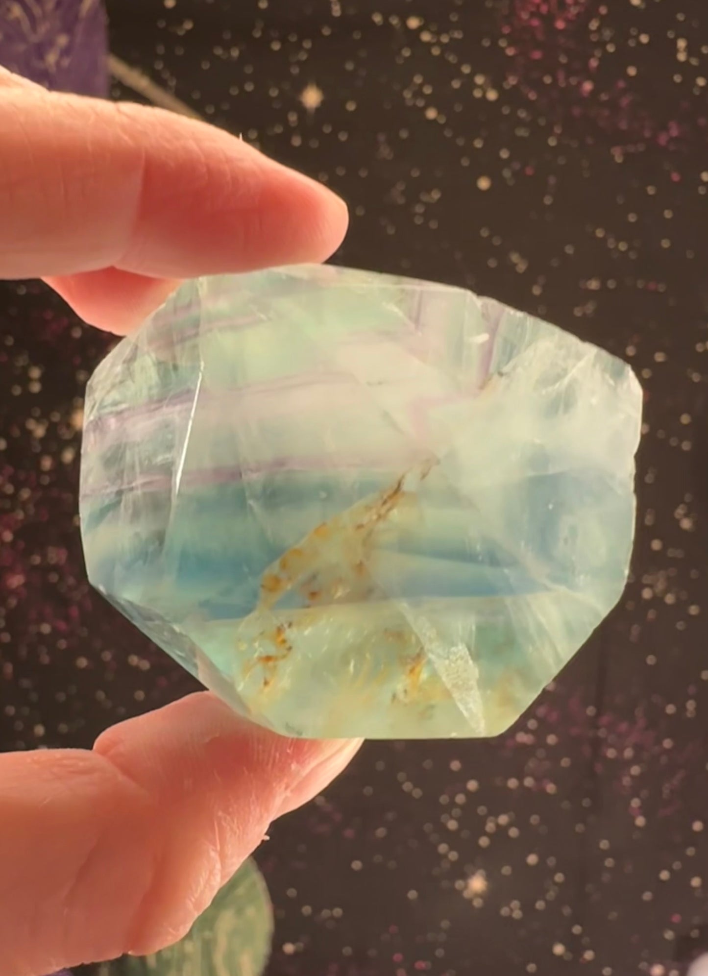 Blue/green Fluorite Freeform