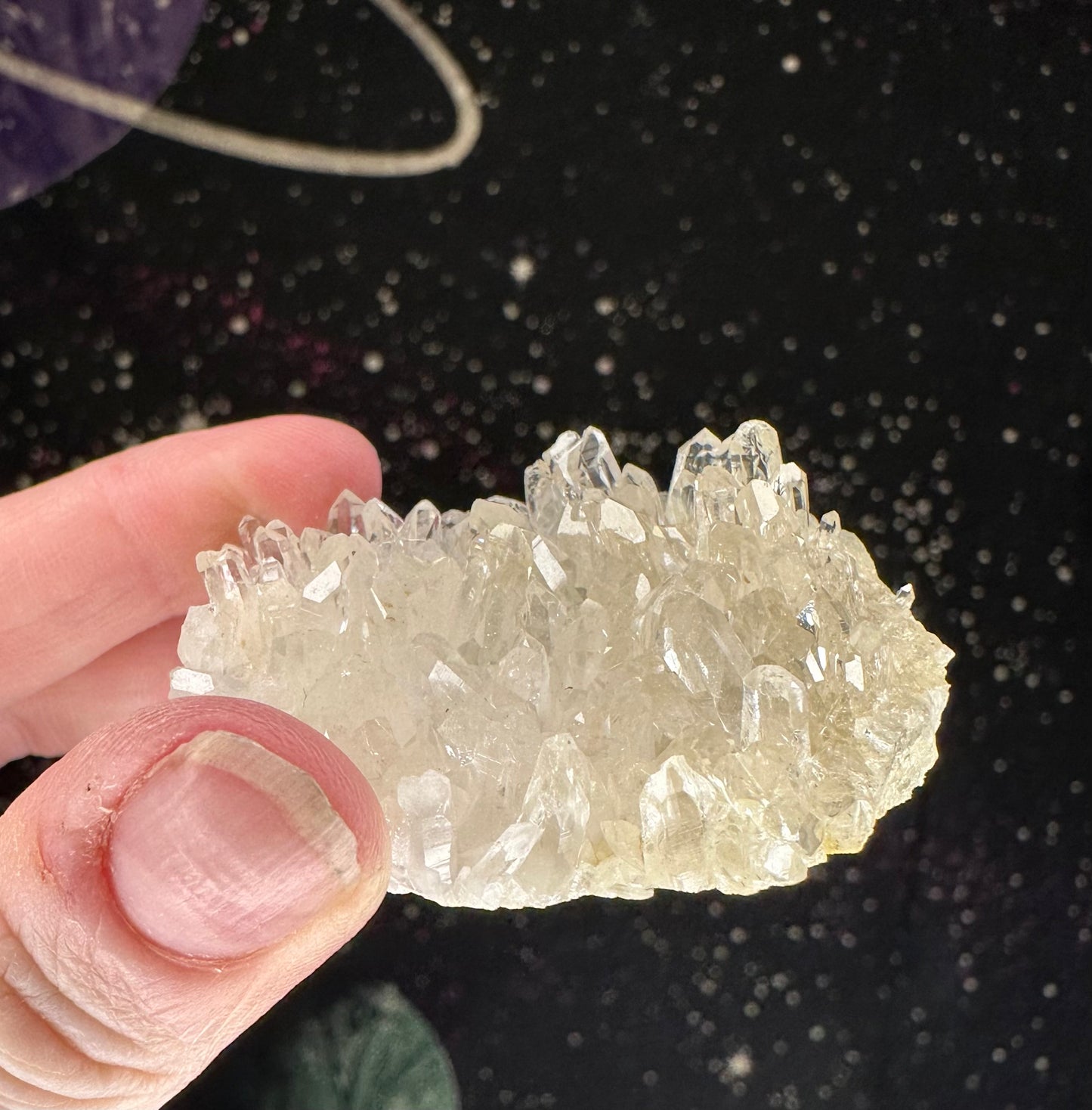 Chrysanthemum Quartz Cluster