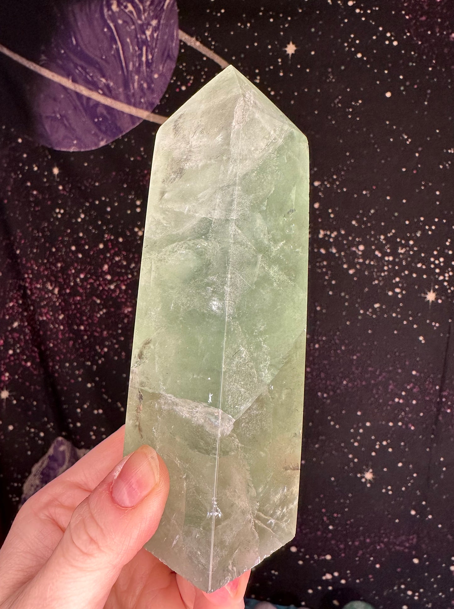 Baja Blast/Green Fluorite Tower