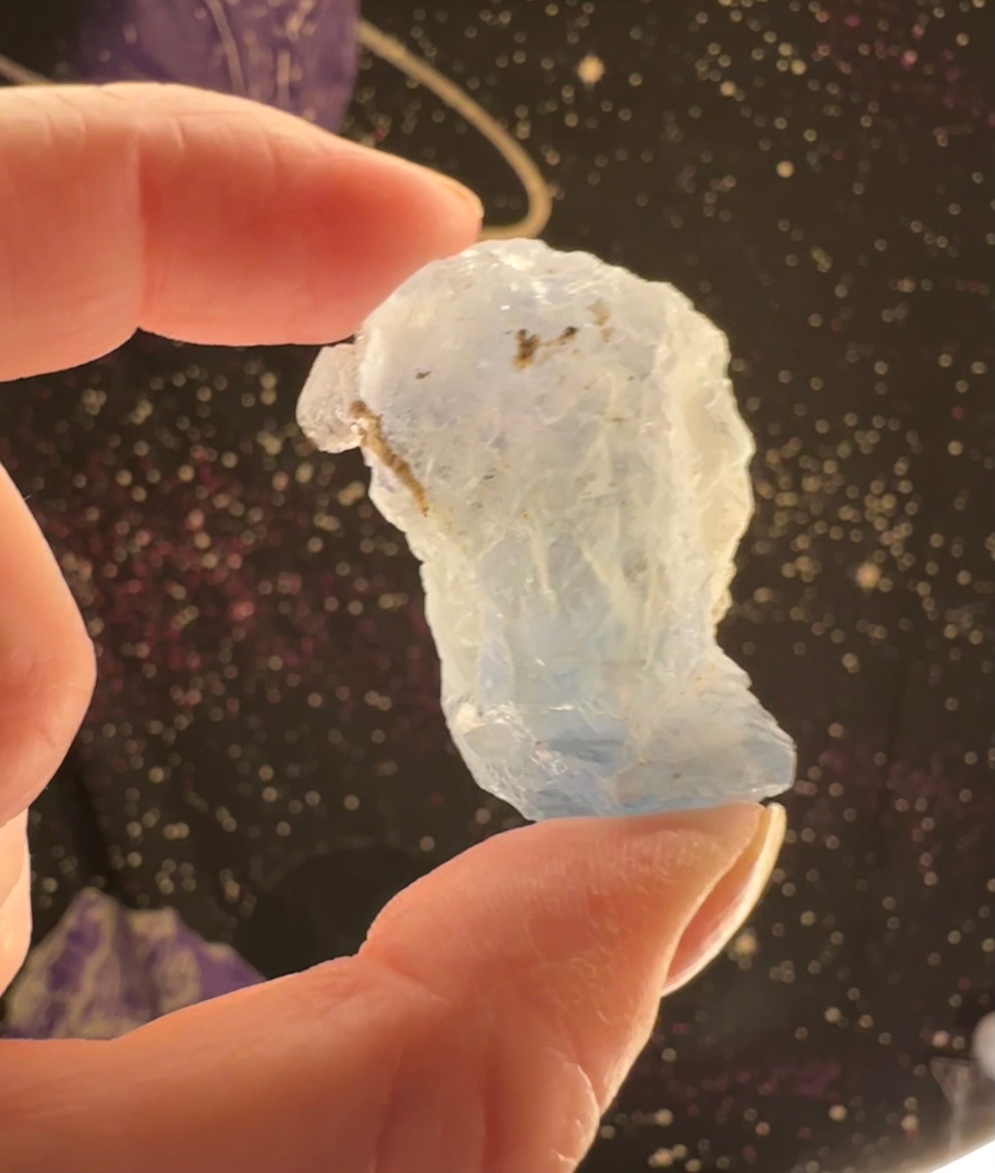 Raw Octahedral Fluorite