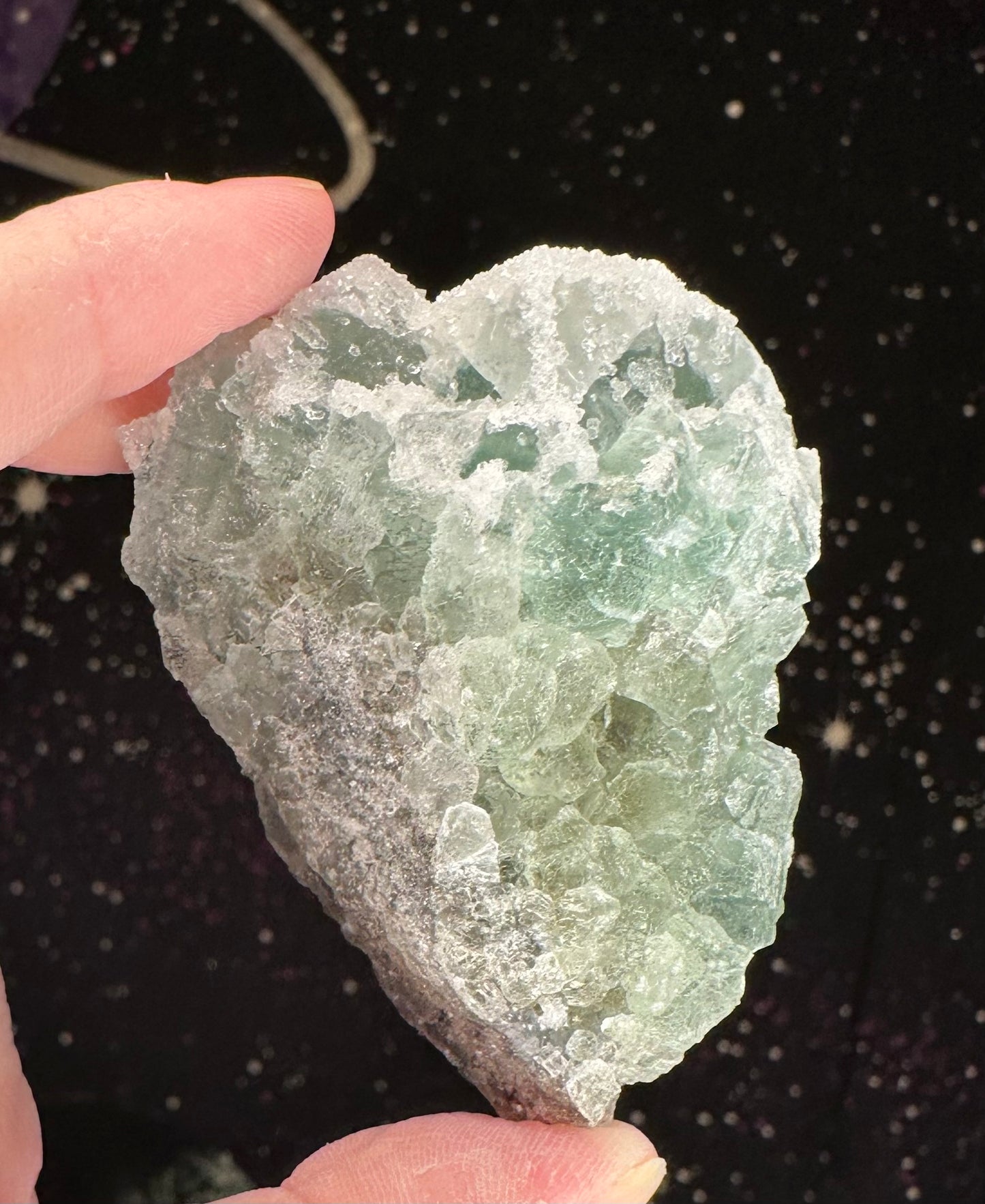 Sugar Green Cubic Fluorite