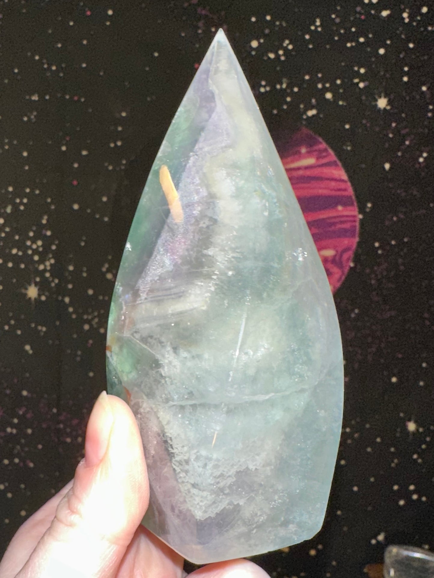 Rainbow Fluorite Flame