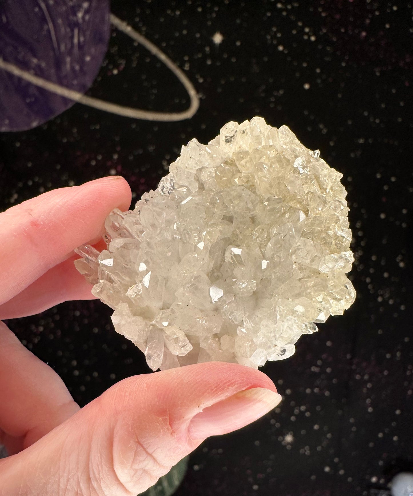 Chrysanthemum Quartz Cluster