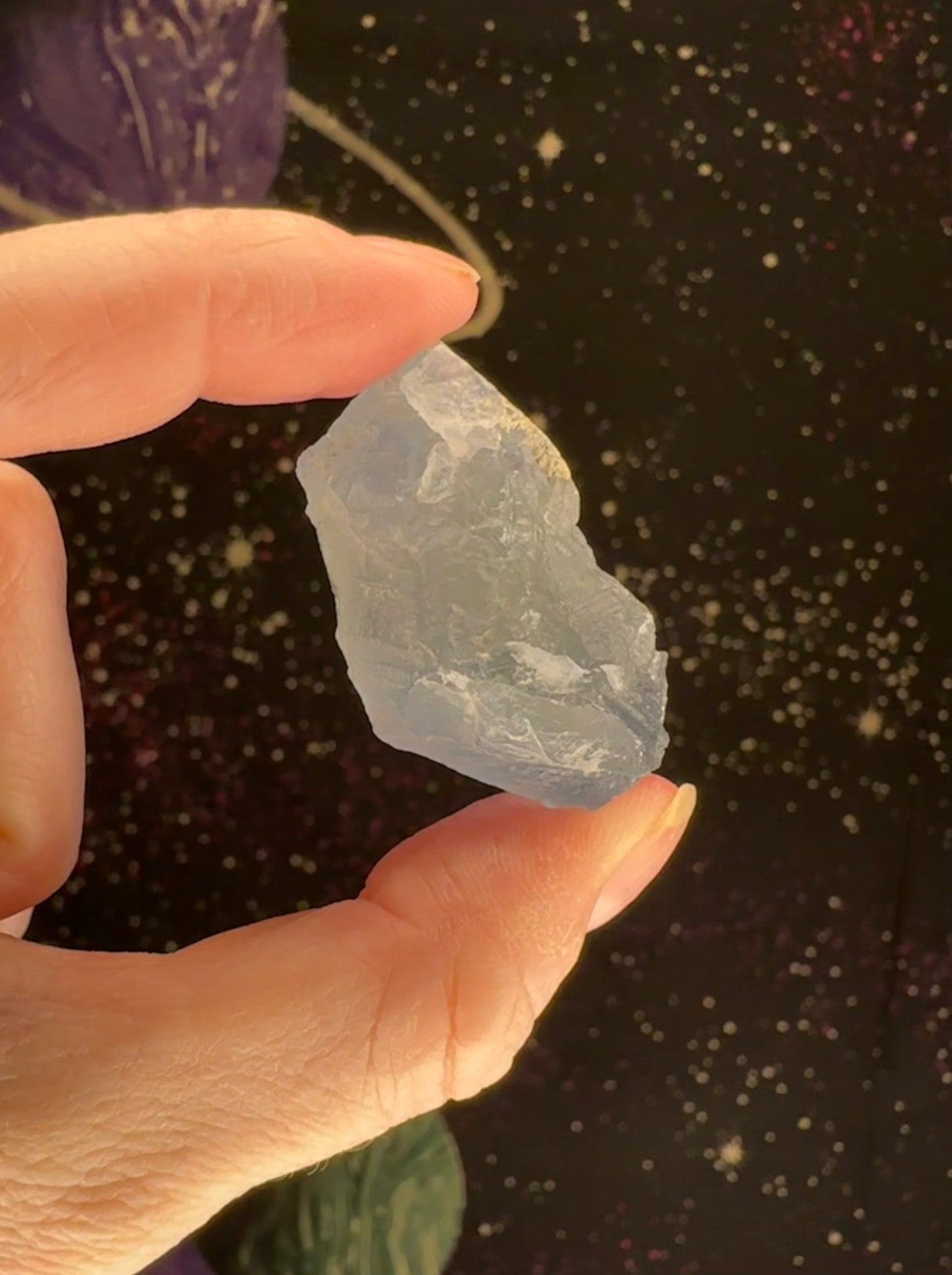 Raw Octahedral Fluorite