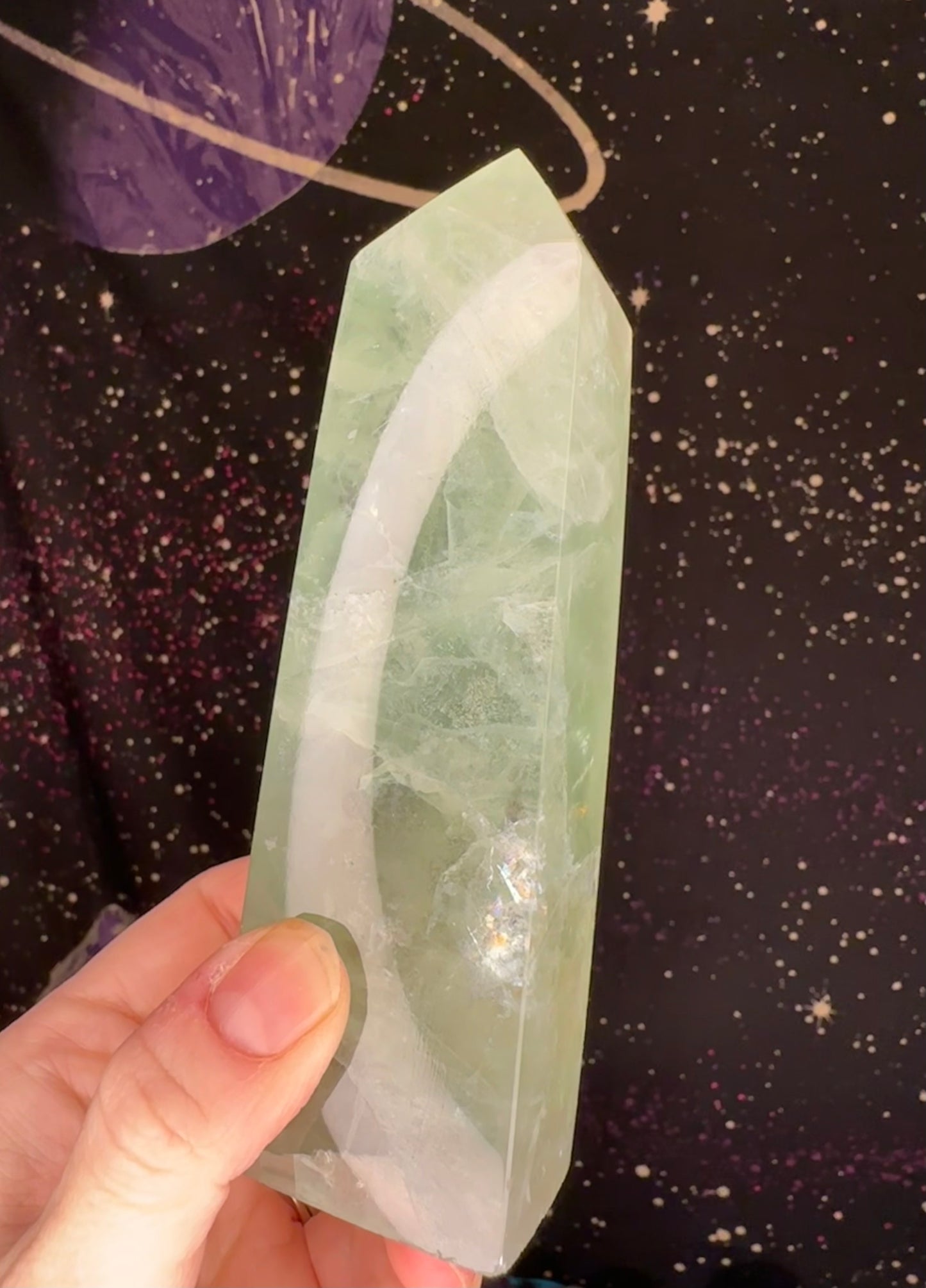 Baja Blast/Green Fluorite Tower