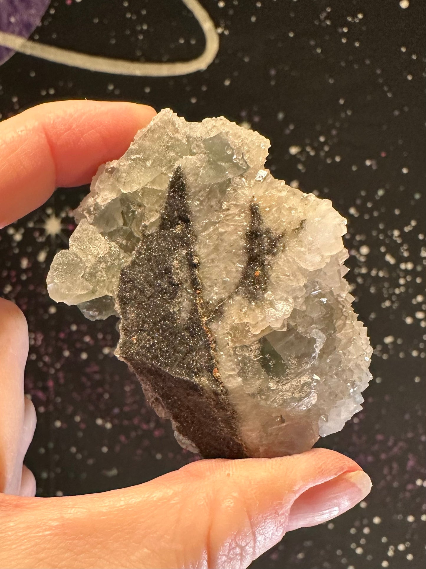 Sugar Green Cubic Fluorite