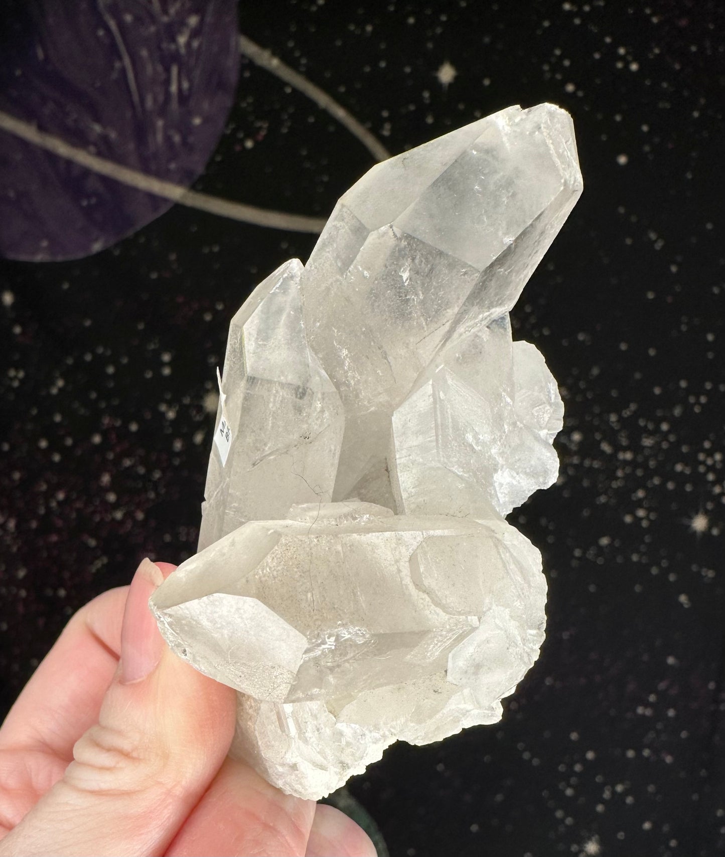 Clear Quartz Point Cluster