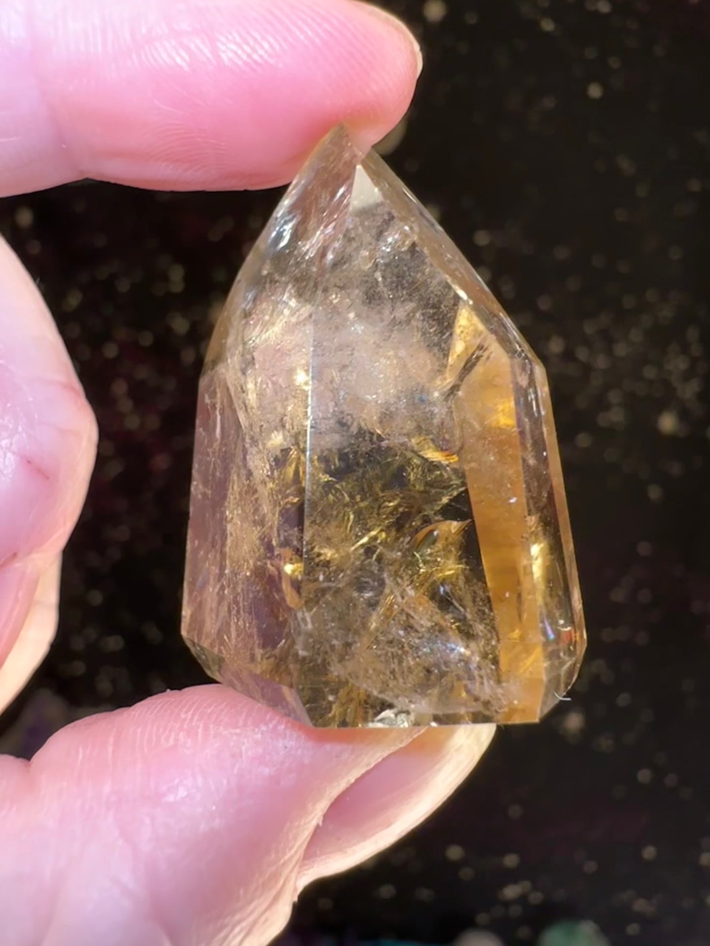 Natural Citrine tower (Brazil)