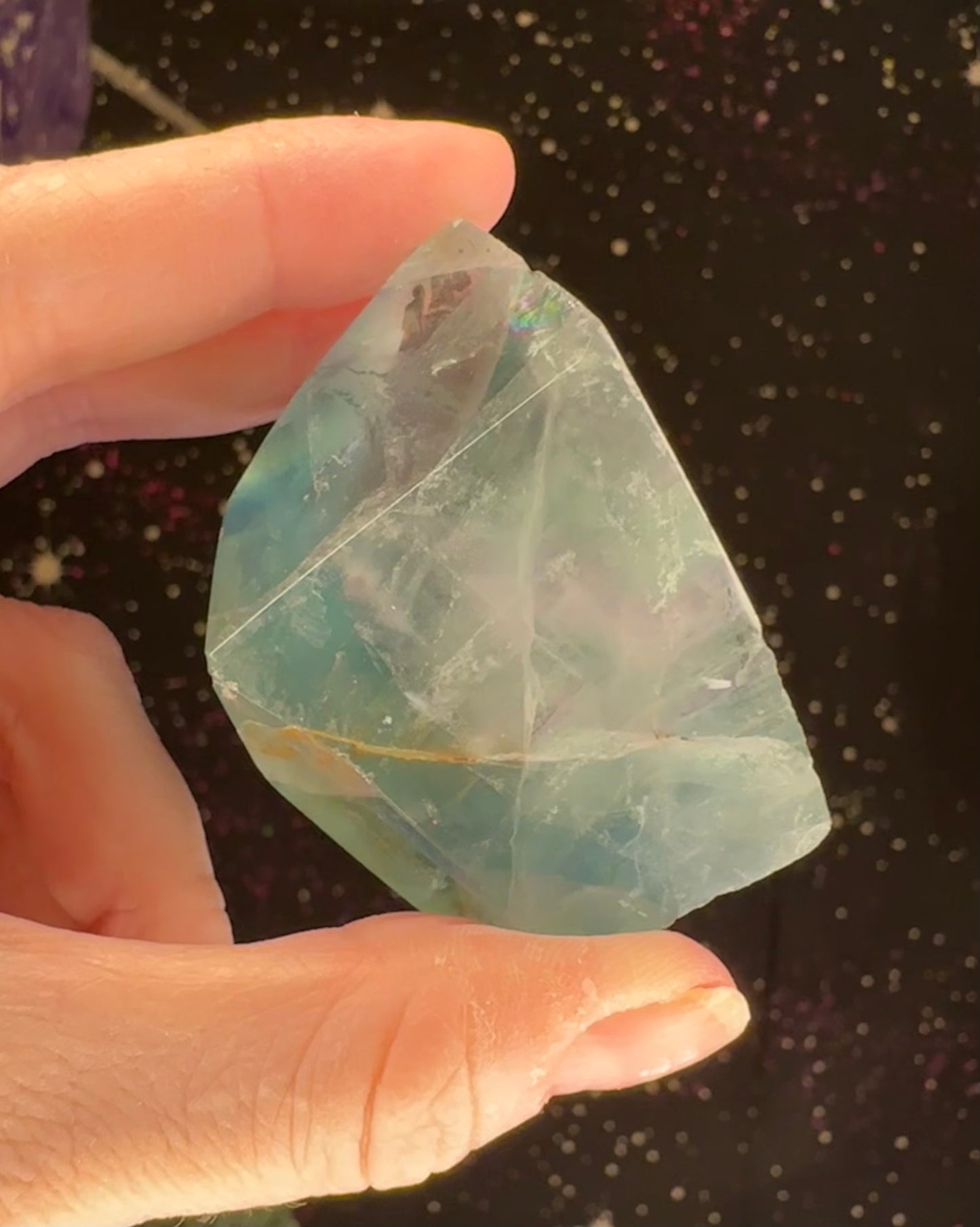 Blue/green Fluorite Freeform