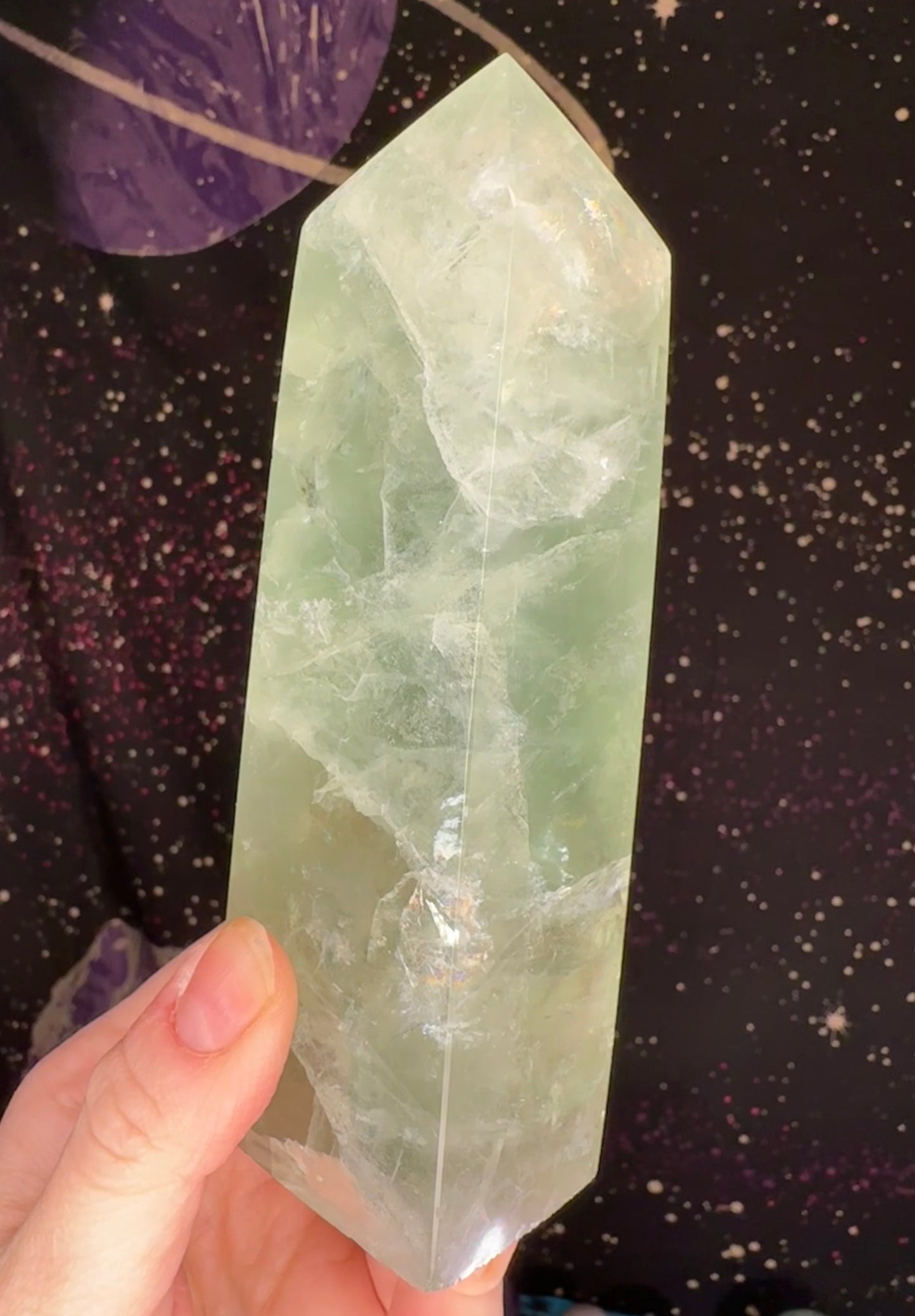 Baja Blast/Green Fluorite Tower