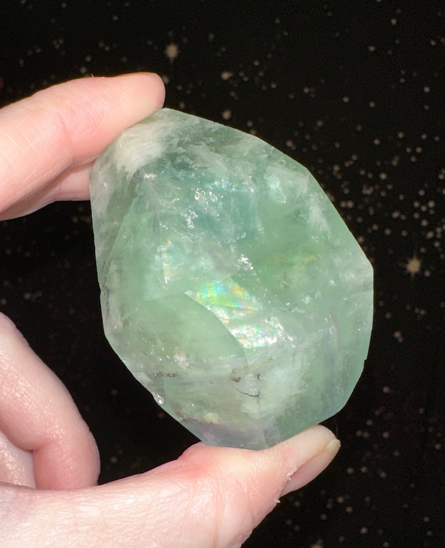 Feather/Baja Blast Fluorite Freeform