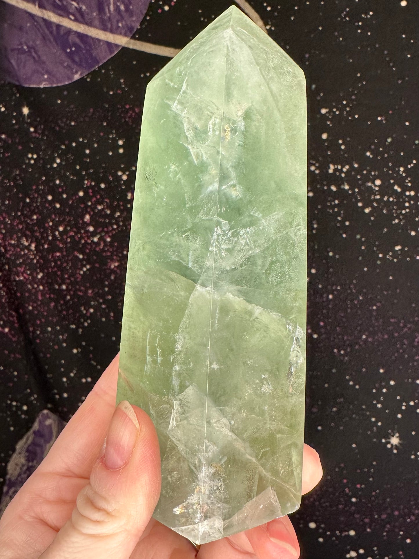 Baja Blast/Green Fluorite Tower