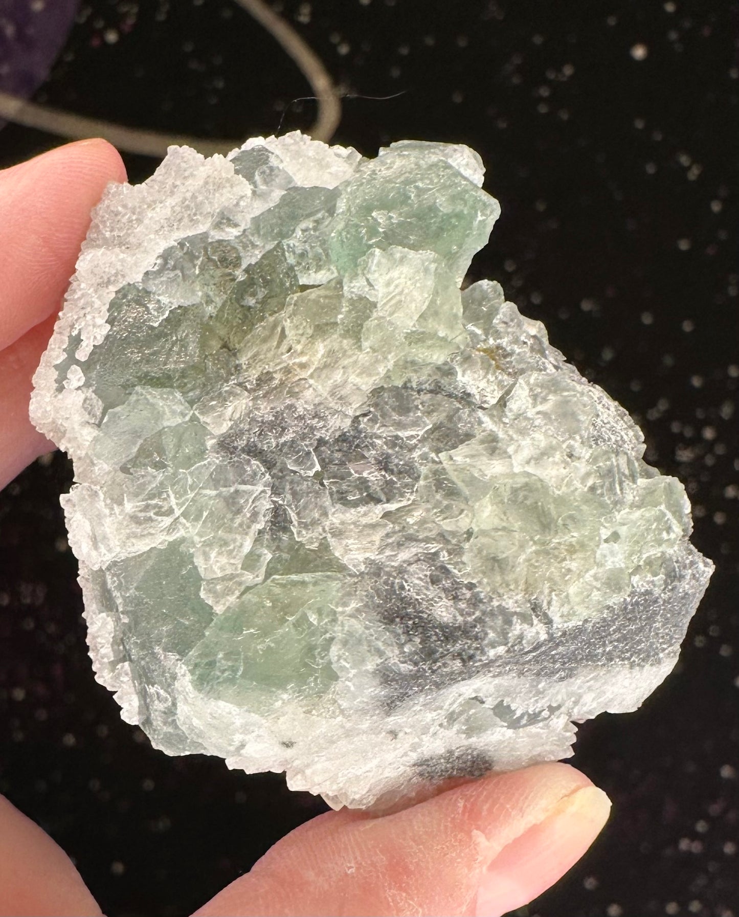 Sugar Green Cubic Fluorite