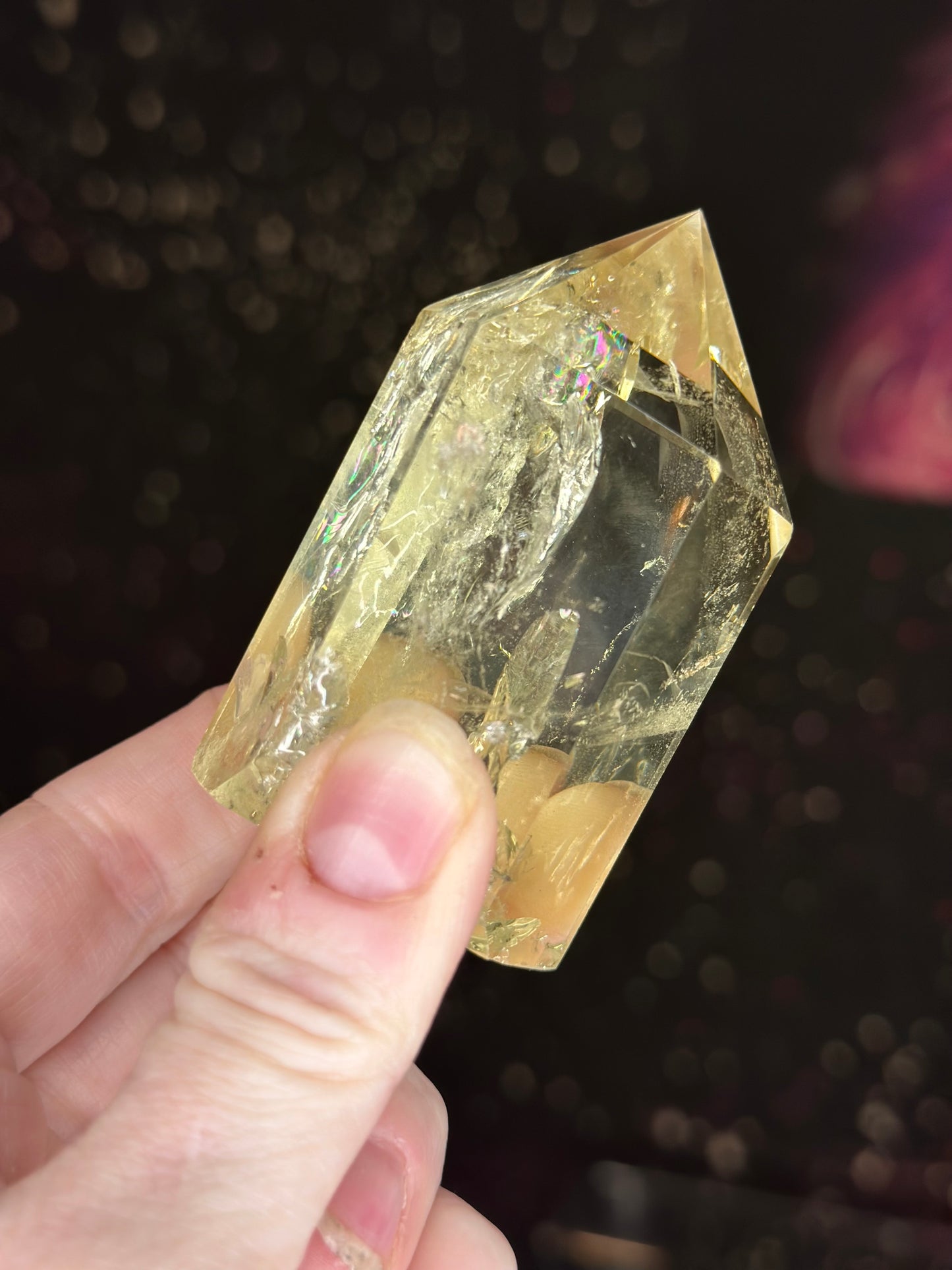 Heat Treated Citrine Tower