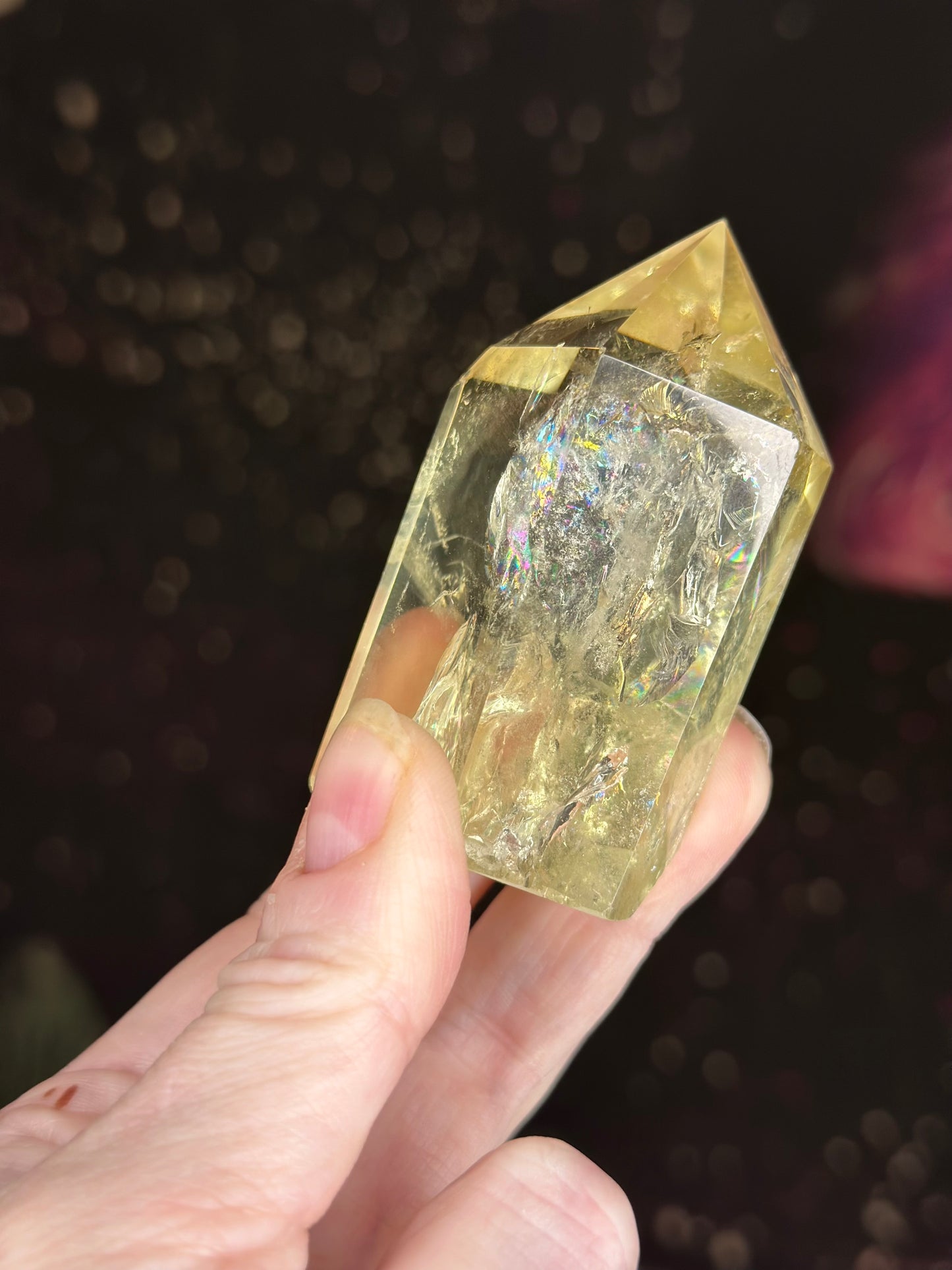 Heat Treated Citrine Tower