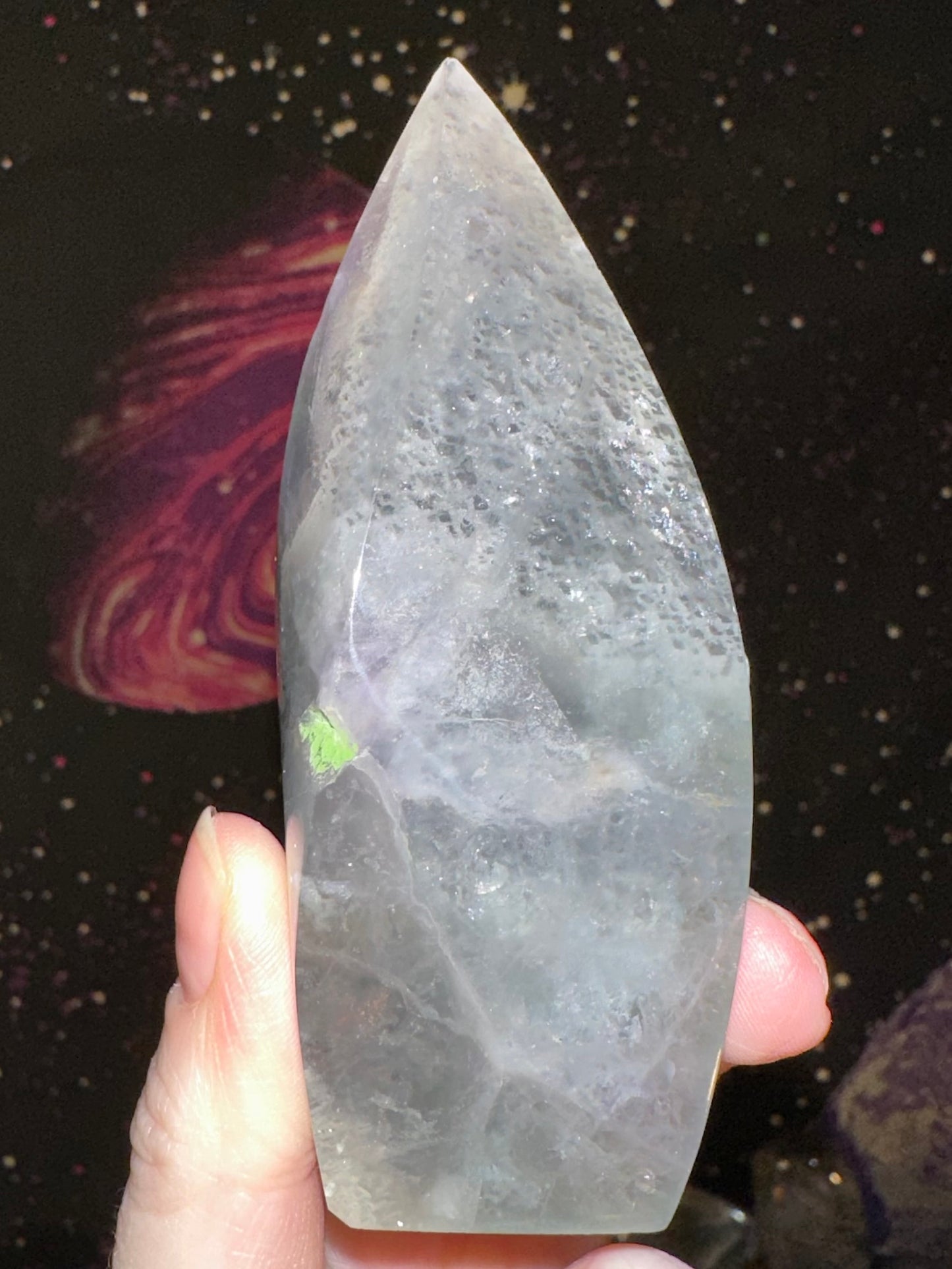 Rainbow Fluorite Flame