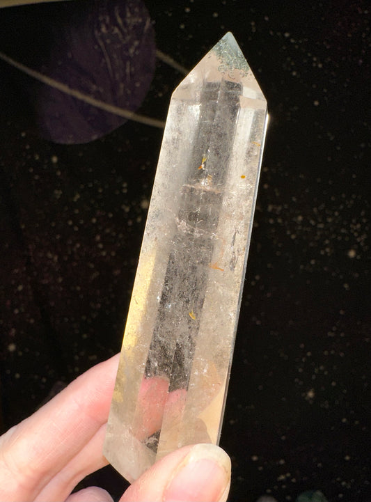 Garden Quartz (Lodalite) tower