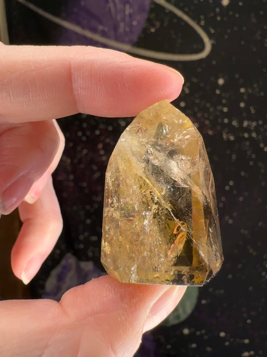 Natural Citrine tower (Brazil)