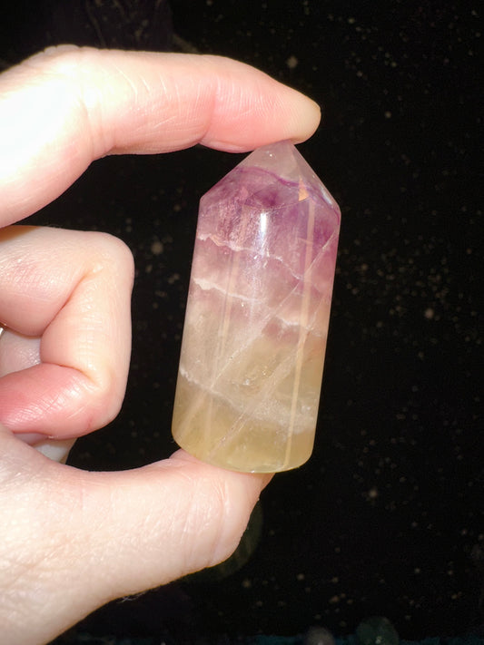 Cylinder Candy Fluorite Tower