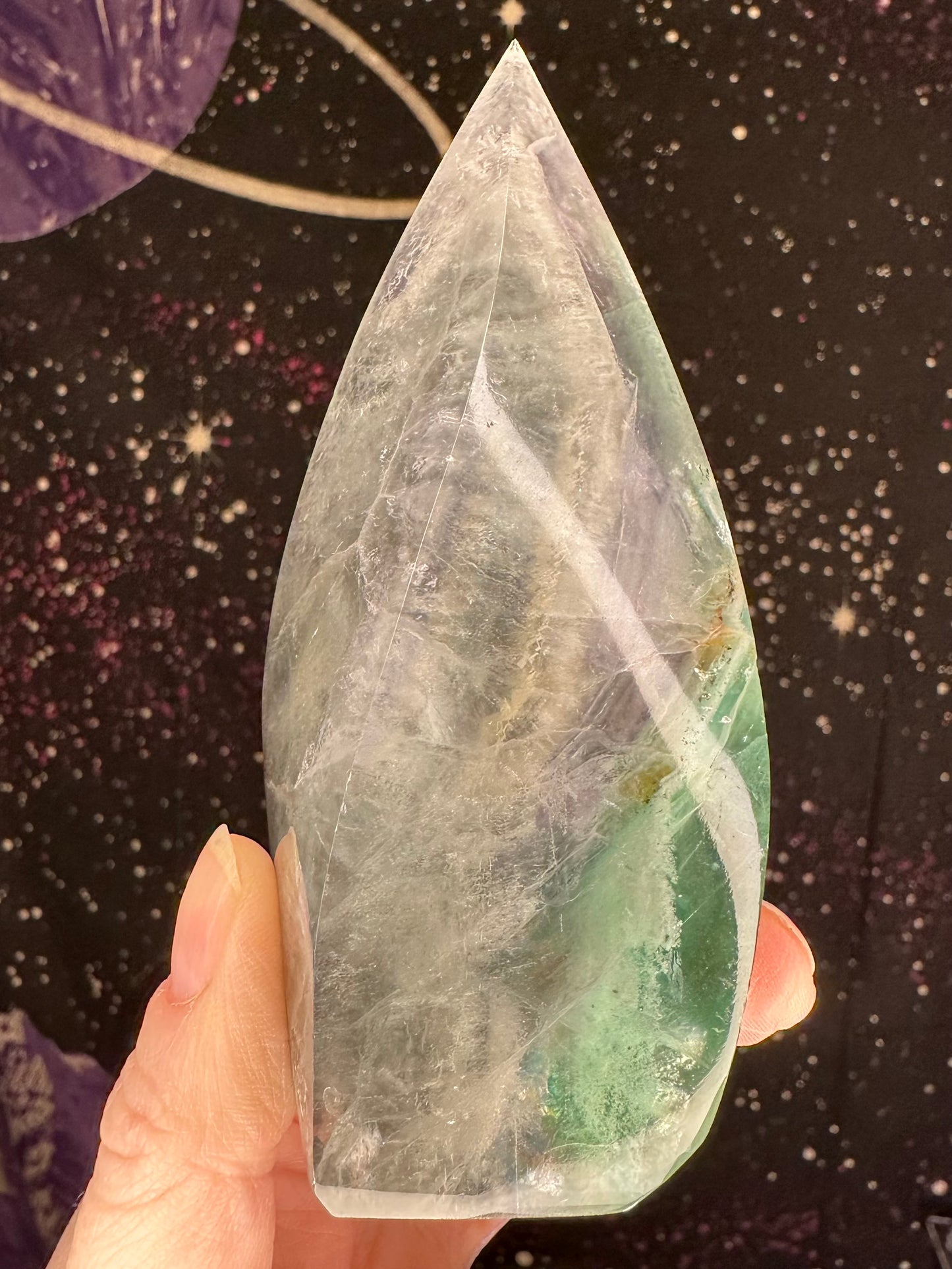 Rainbow Fluorite Flame