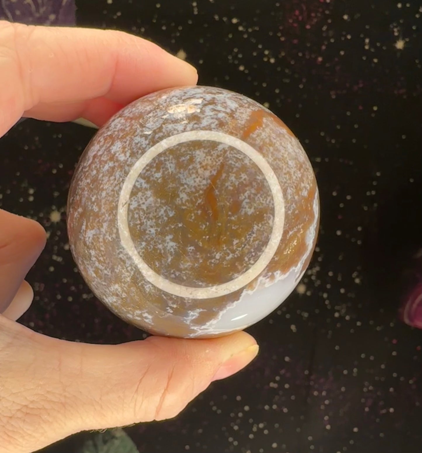 Ocean Jasper/Moss Agate Sphere