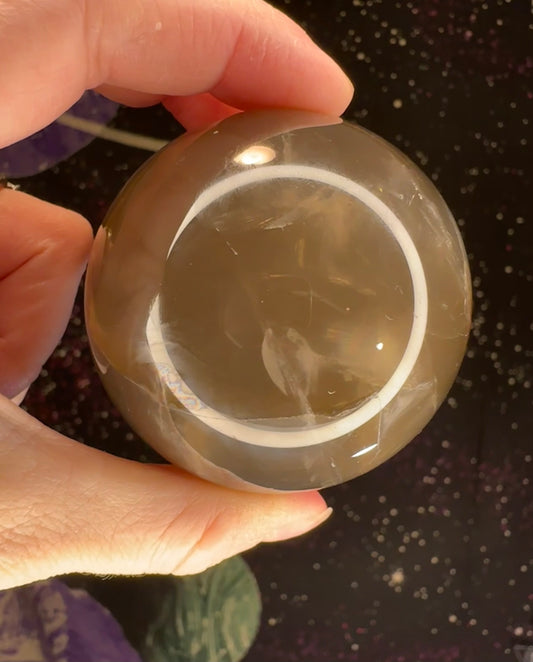 Black Rose Quartz Sphere