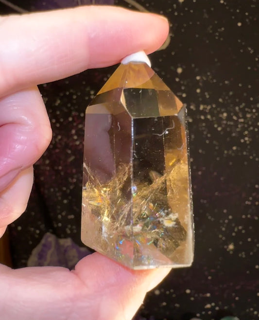 Natural Citrine tower (Madagascar)