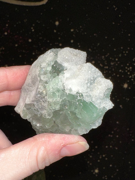 Sugar Green Cubic Fluorite