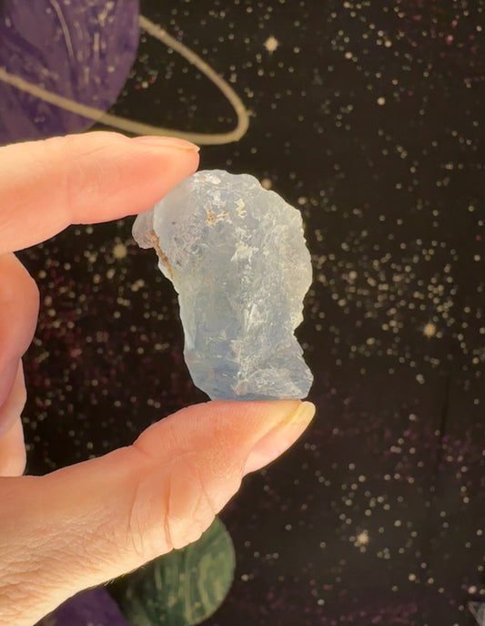 Raw Octahedral Fluorite