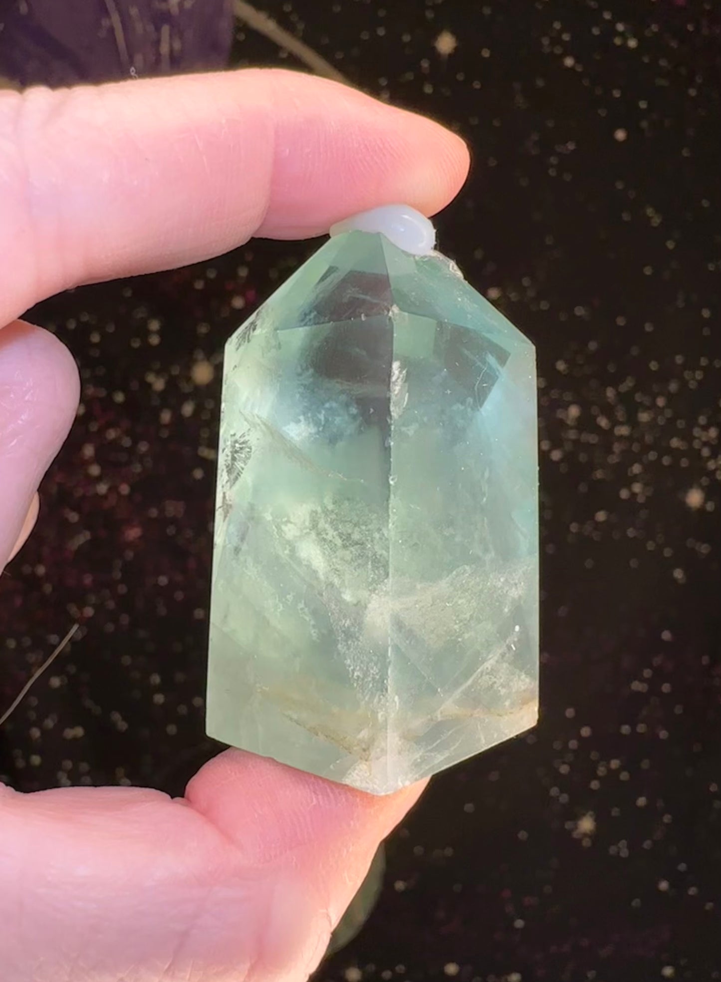 Green Fluorite (Baja Blast Fluorite) tower