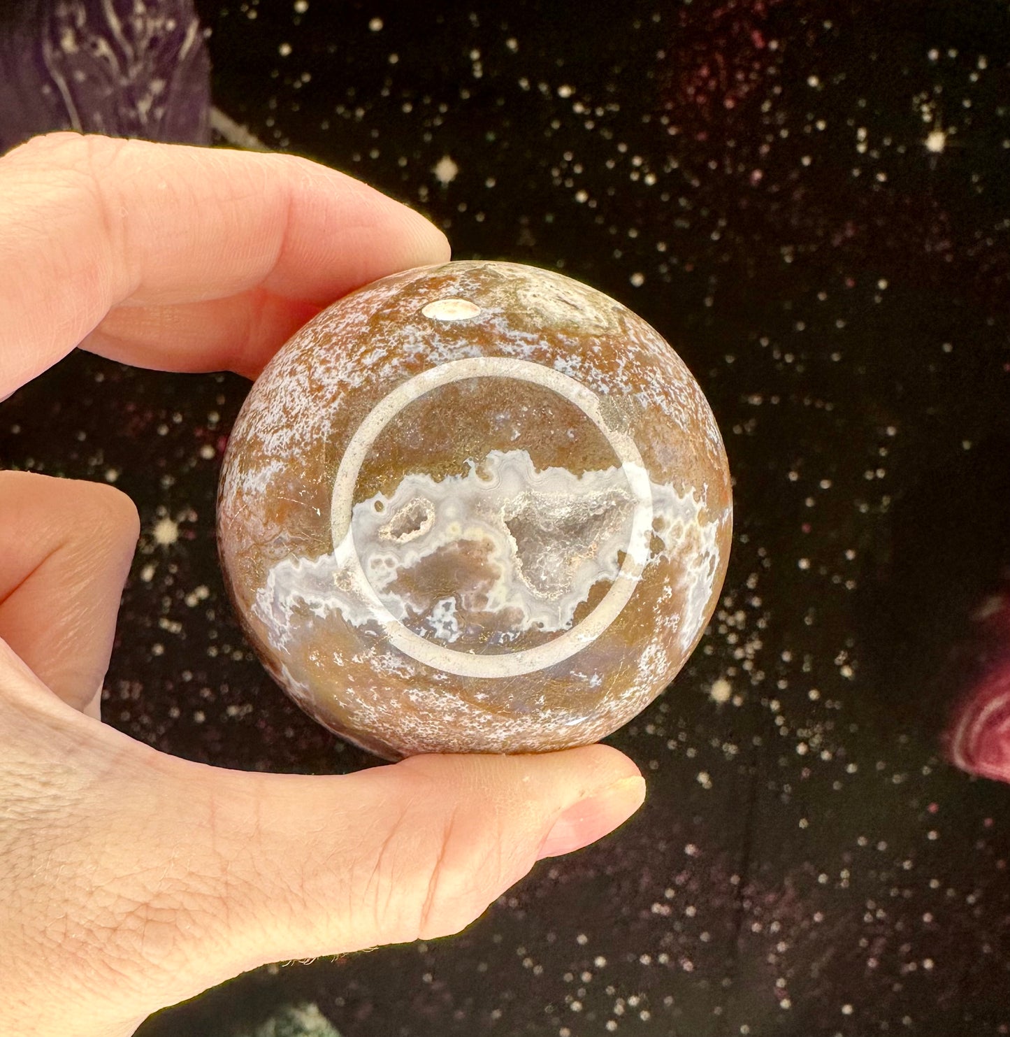 Ocean Jasper/Moss Agate Sphere