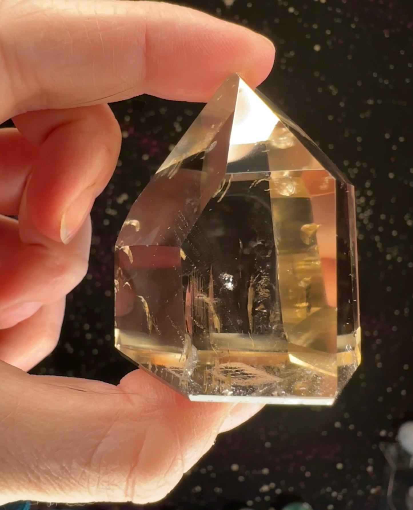 Natural Citrine tower (Brazil)