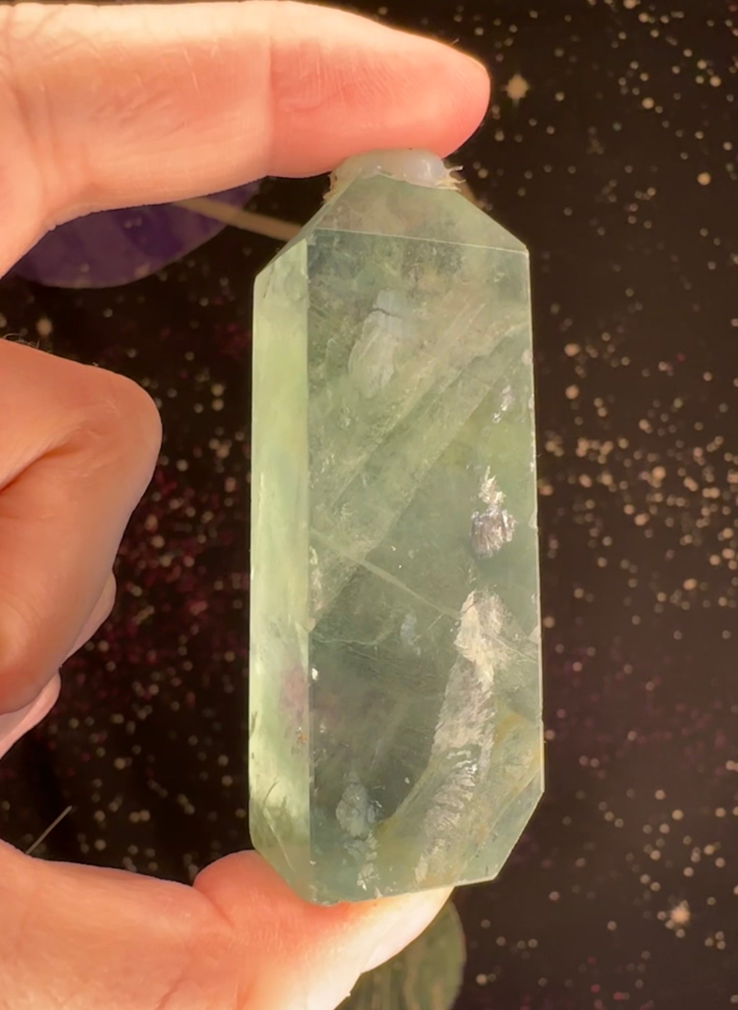 Green Fluorite (Baja Blast Fluorite) tower