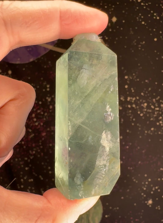 Green Fluorite (Baja Blast Fluorite) tower
