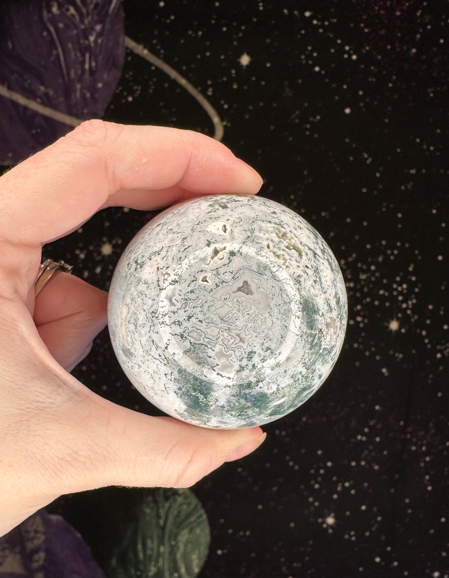Tree Agate Sphere