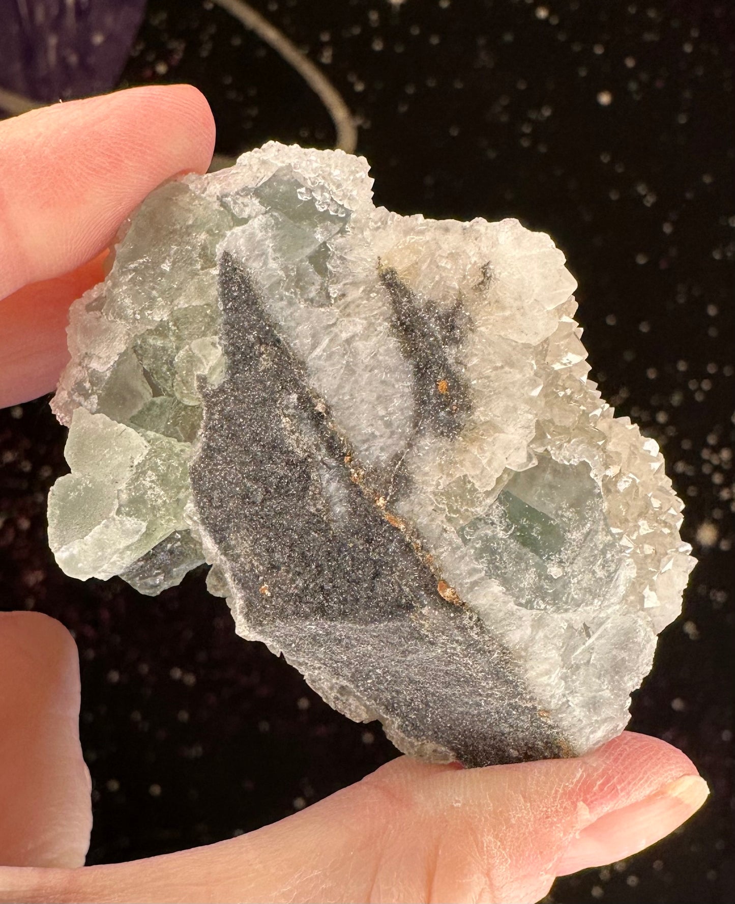 Sugar Green Cubic Fluorite