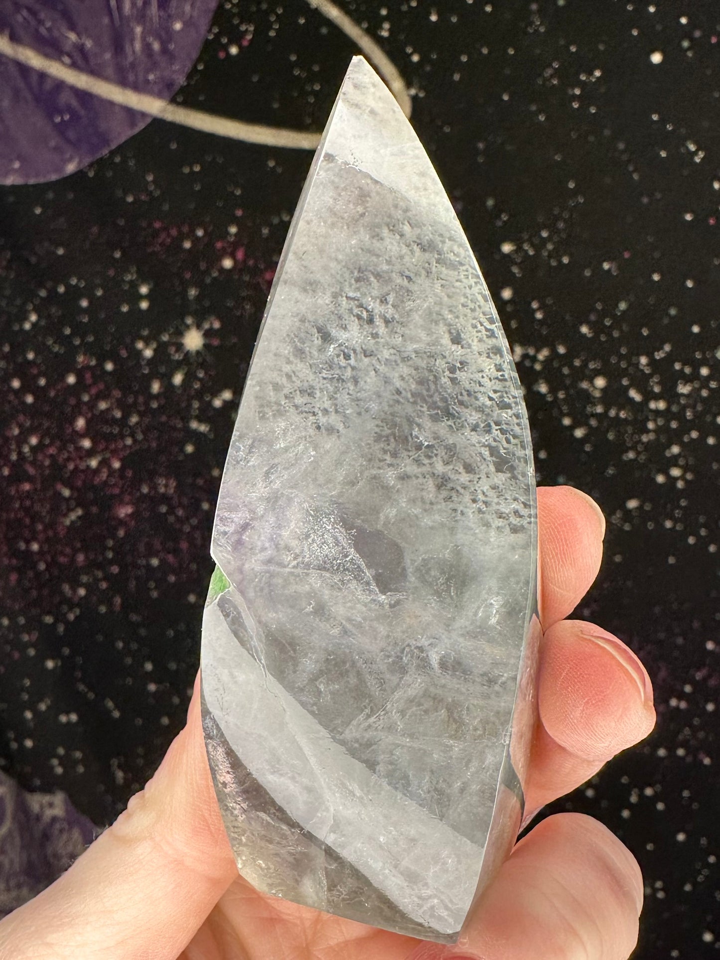 Rainbow Fluorite Flame