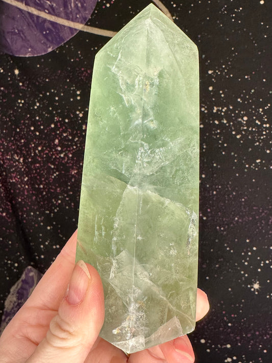 Baja Blast/Green Fluorite Tower