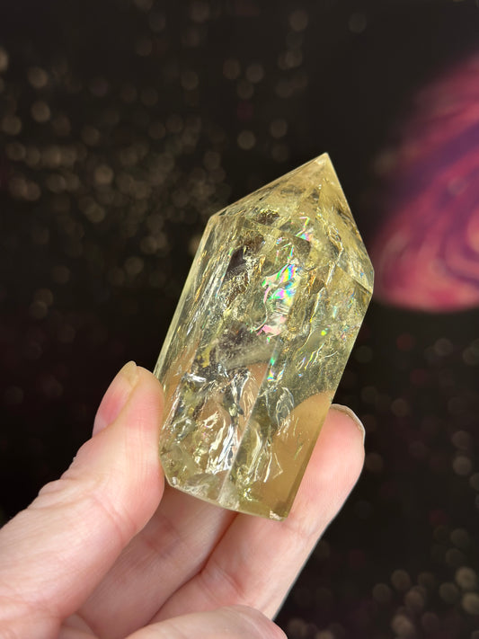 Heat Treated Citrine Tower